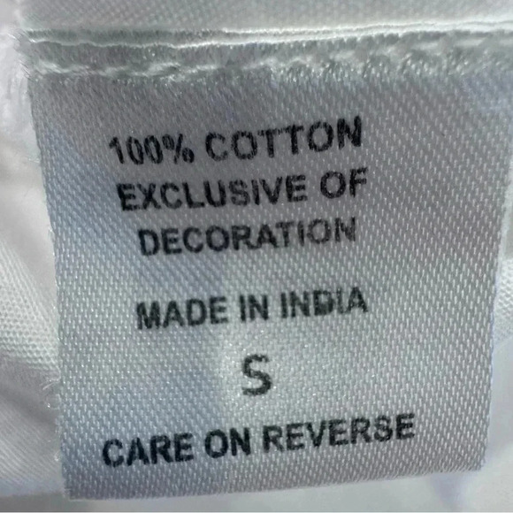 Dizzy Lizzy Women’s White Button Down Shirt Corset Style Waist Sz Small - Picture 8 of 10